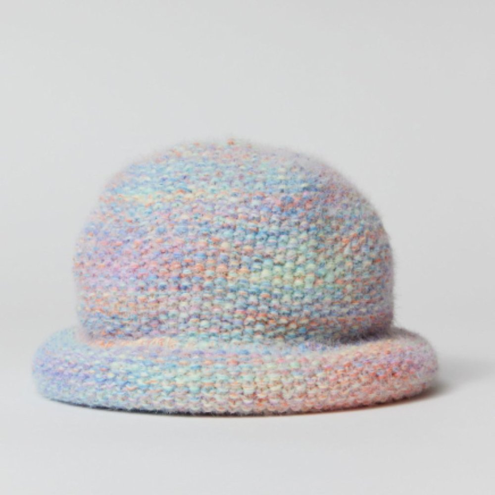 Urban Outfitters Claire Eyelash Bowler Hat